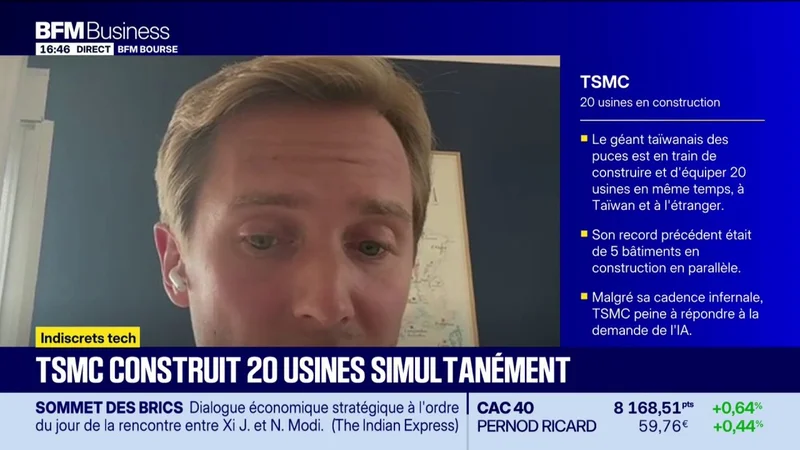 TSMC construit 20 usines en même temps !